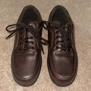 Rockport Eureka Men's Walking Shoes Genuine Brown Leather Size 8.5